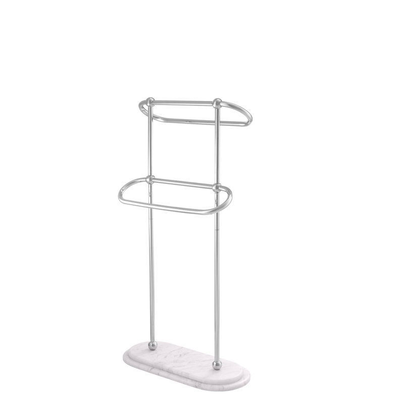 Lowell Double Floor Mounted Towel Rack