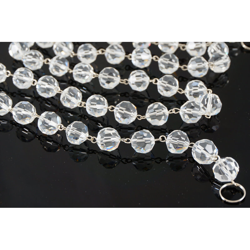 Guirlande fantaisie en cristal 3 pi, Transparent