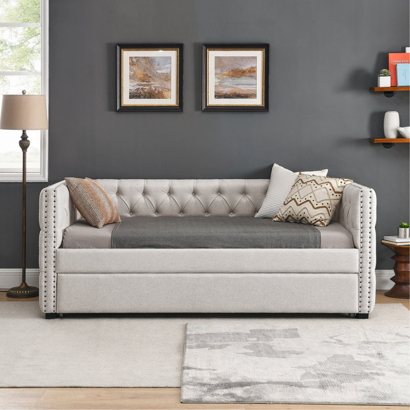 Daybed With Trundle For Extra Comfort And Functionality
