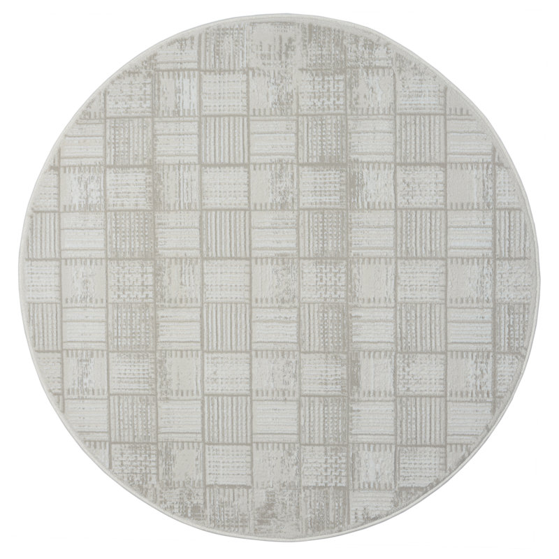 Ayla creme  Rug, Round 120cm