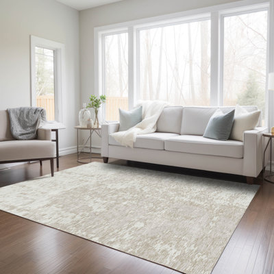 Tapis rectangulaire Alegandro avec envers antidérapant