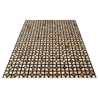 Tapis brun clair Juliana