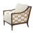 Belden Upholstered Fabric Lounge Chair