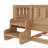 Wooden Bed With Built-In Bookshelves And Trundle-148622200-148622207