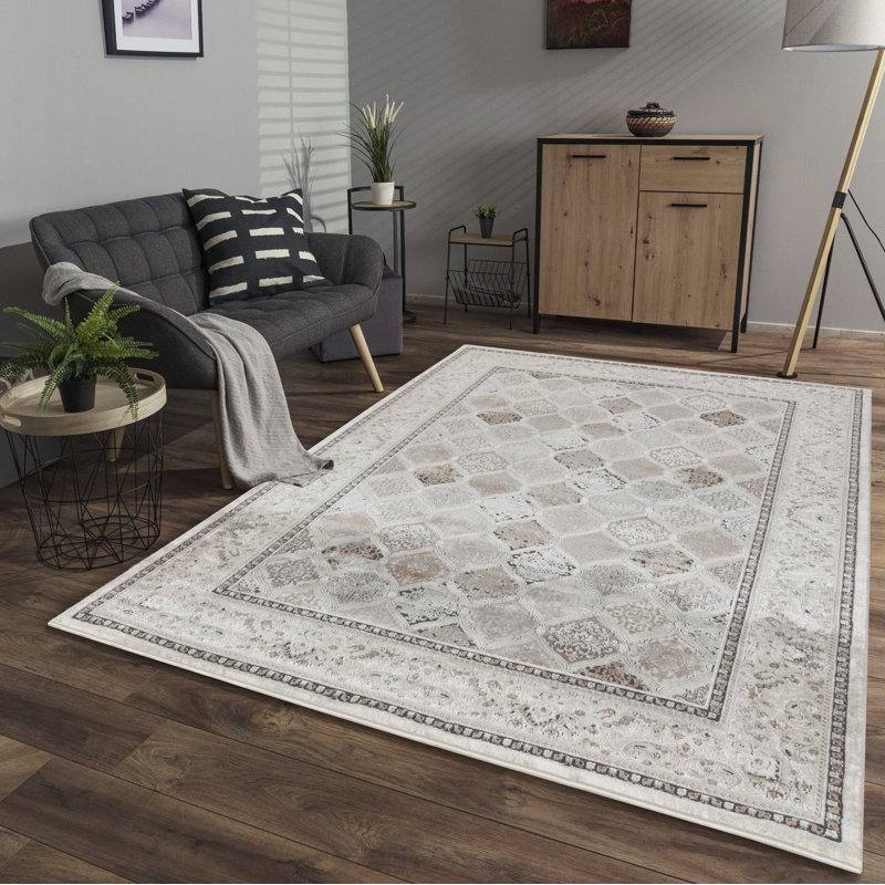 Shonique Cotton Abstract Indoor Rug, Rectangle 7'9" x 10'8"