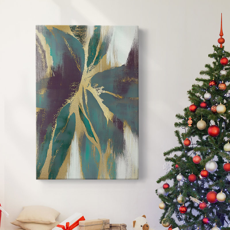 Art des Fêtes de Noël - Toile tendue avec châssis DCCDVII, H 18 po x l 12 po