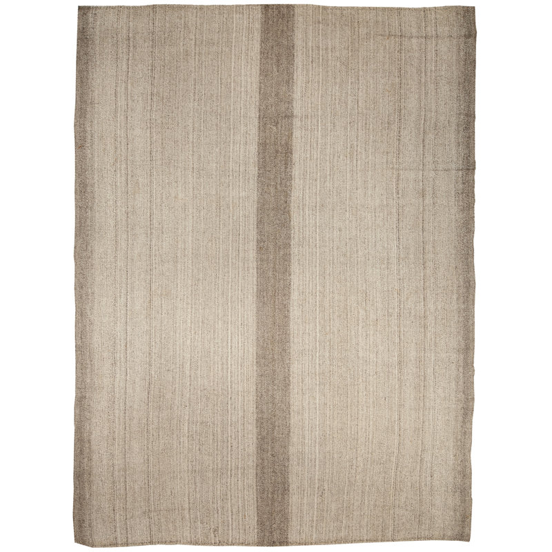 Tapis persan moderne en laine kilim 7 pi 8 po x 9 pi 7 po Modern