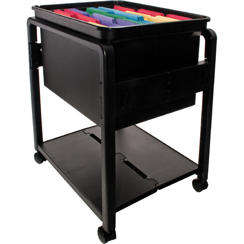 Chariot de fichier mobile pliable