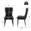 Chaise rembourrée moderne avec structure en métal-456032069