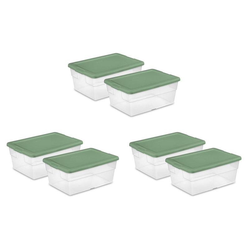 Ensemble de bacs de rangement en plastique