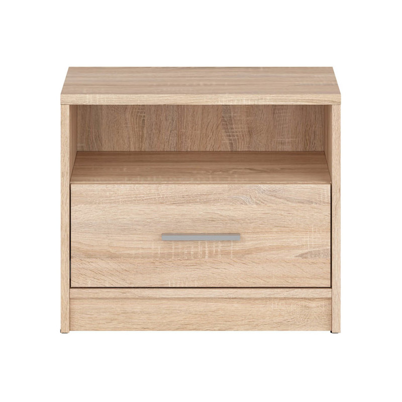 50 cm W Bedside Table, Oak Sonoma