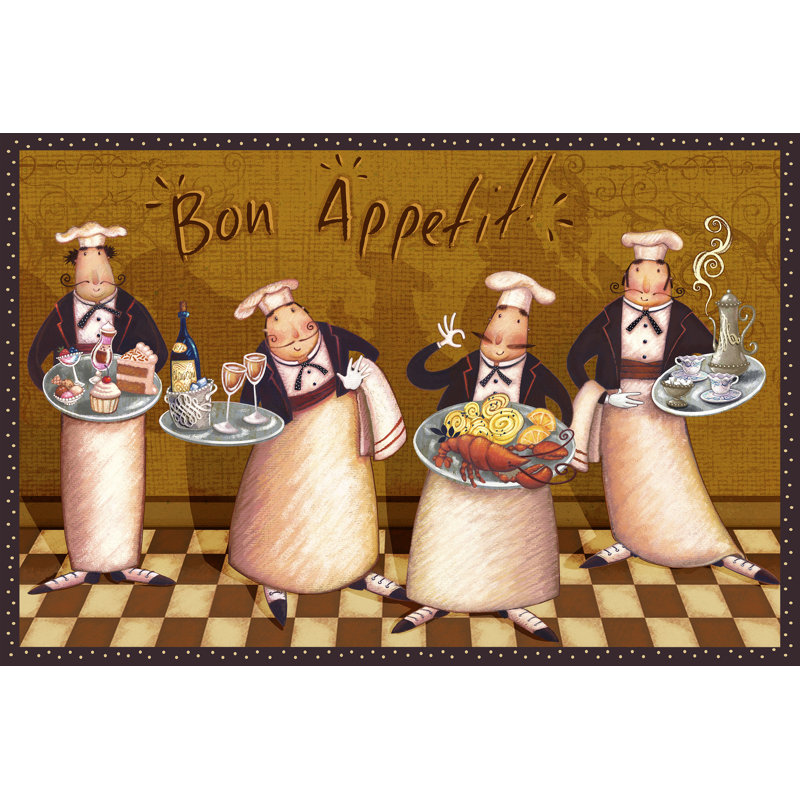 Chefs Bon Appetit V - Painting, 51 cm H x 76 cm W, Wrapped Canvas