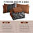 7-Piece Stripe Geometric Comforter Set, Soft Microfiber All-Season Complete Bedding Set-122815459-122815467
