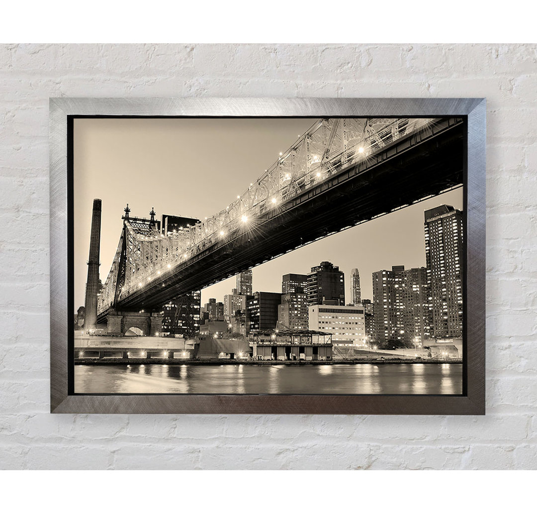 Queensboro Bridge Twilight - Einzelner Bilderrahmen Kunstdrucke