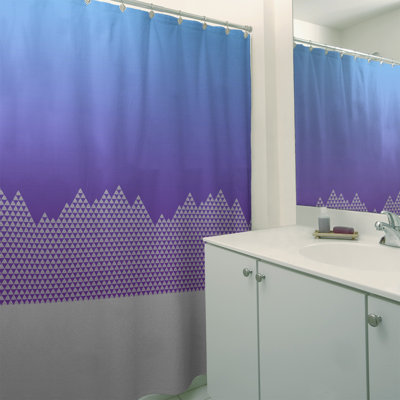 Rideau de douche simple Mountain