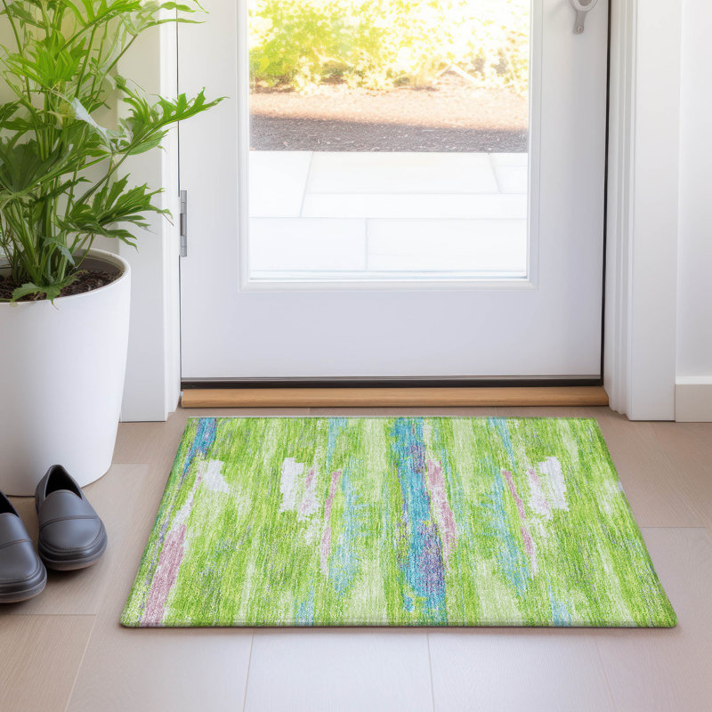 Tapis Aleighna avec envers antidérapant, Rectangle 1 pi 8 po x 2 pi 6 po