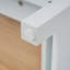 Meuble-lavabo de salle de bain avec lavabo en céramique, 2 portes et 1 tiroir caché-635656576