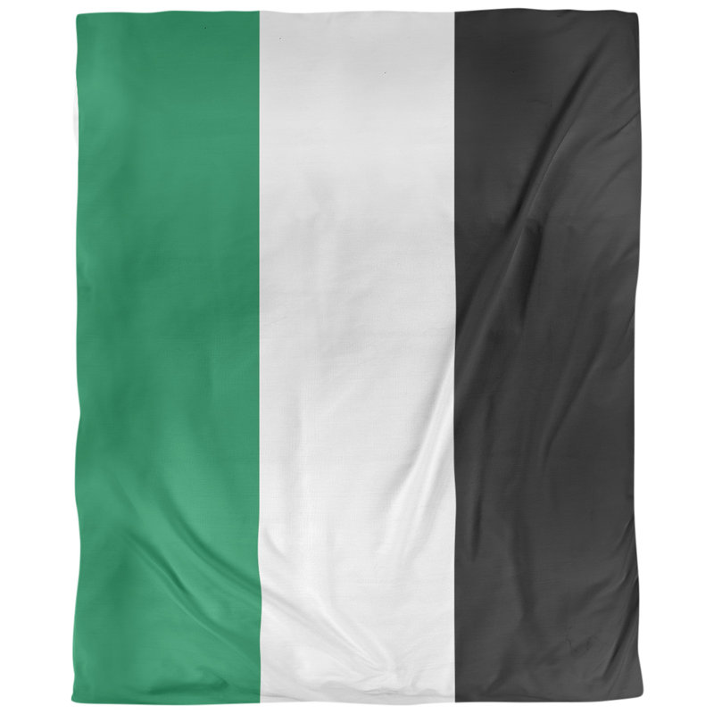 Fabric, Green/White/Black