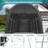 10 X15 Ft Heavy Duty Carport, Portable Garage With All-steel Metal Frame
