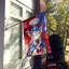 Drapeau patriotique de la maison américaine-112698614