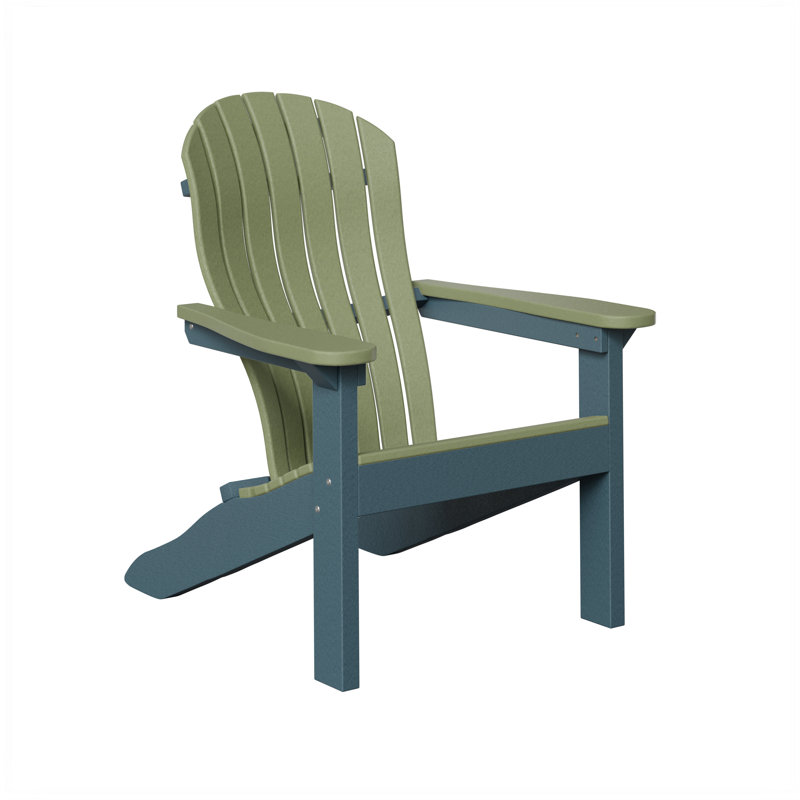 Berlin Gardens Contour Adirondack Chair, Sage with Slate