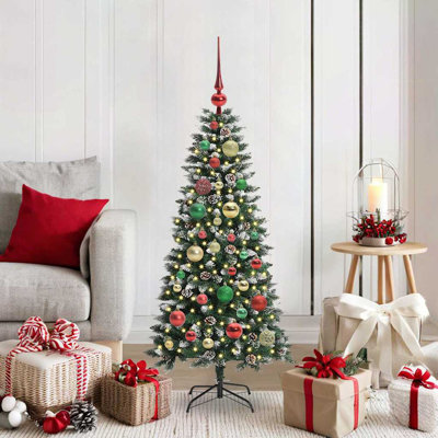 Artificial Christmas Tree with 150 LEDs Green