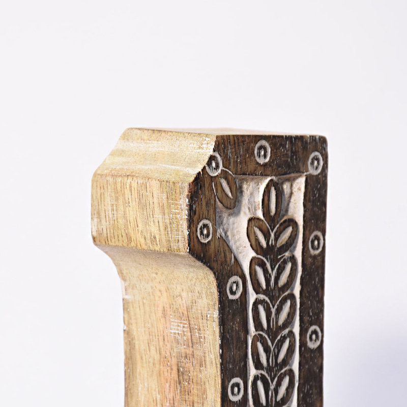 Alaiah Handmade Eco-Friendly Block, 1, White