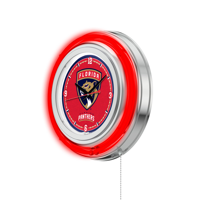 Horloge murale 15" nhl, Florida Panthers