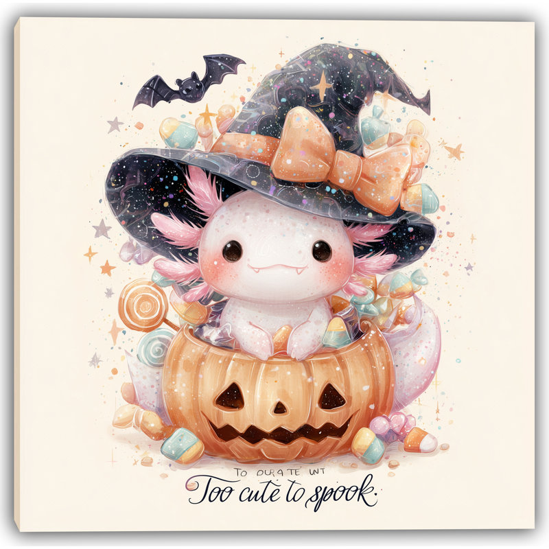 Too Cute to Spook, toile tendue, H 20 po x l 20 po
