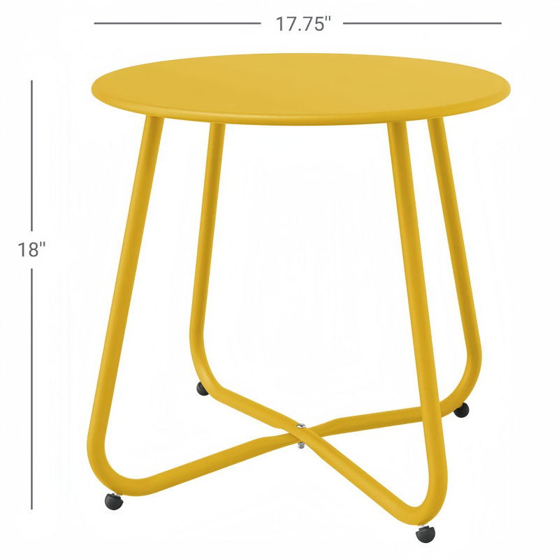 Table d'appoint Yardgrace, Yellow