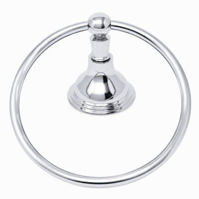 St. Lawrence Vintage Style Wall Mount Towel Holder Ring with Escutcheon, and Mounting Hardware by Strom Living