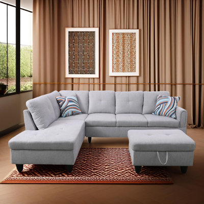 3 - Piece Upholstered Sectional
