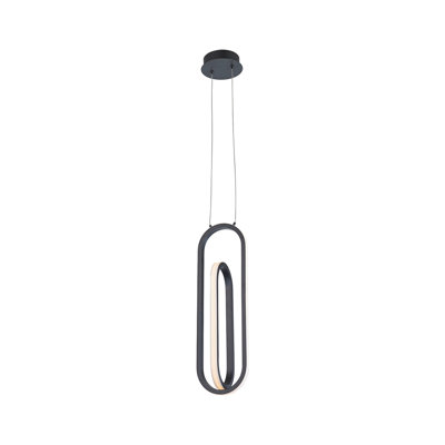 Luminaire suspendu 1 lumière DEL à 1 lumière