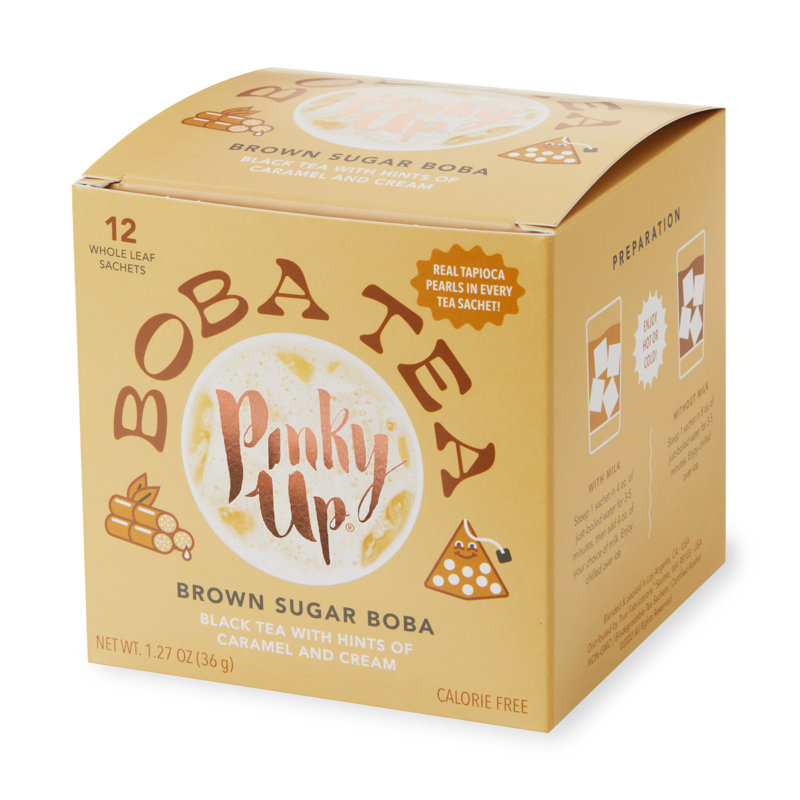 Thé brun Boba, 12 sachets