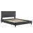 Modway Leah Chevron Tufted Performance Velvet Platform Bed-1183641401-1183641394