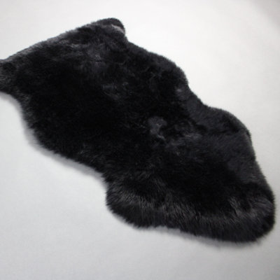 Yves Solid Colour Sheepskin 65cm X 105cm Area Rug