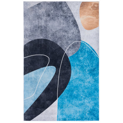 Tacoma Performance Machine Washable Abstract Rug