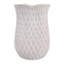 Vase en terre cuite texturé à motif de fleurs en terre cuite pour la décoration intérieure - Vase de table haute pour salon ou tablette-132134797