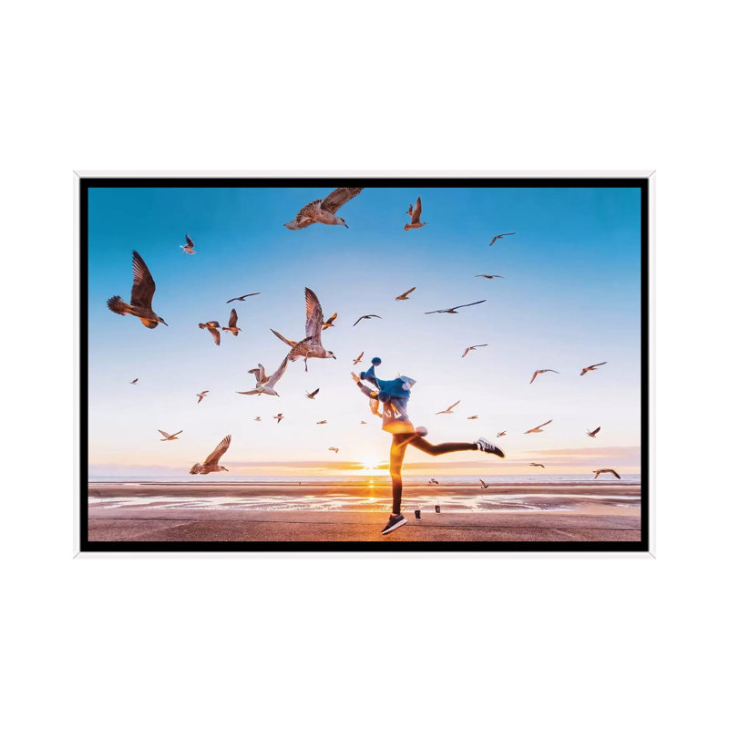 Fly de Hobopeeba-reproduction de photo, Toile blanche encadrée, Pas de tapis, H 18 po x l 26 po x P 1,5 po
