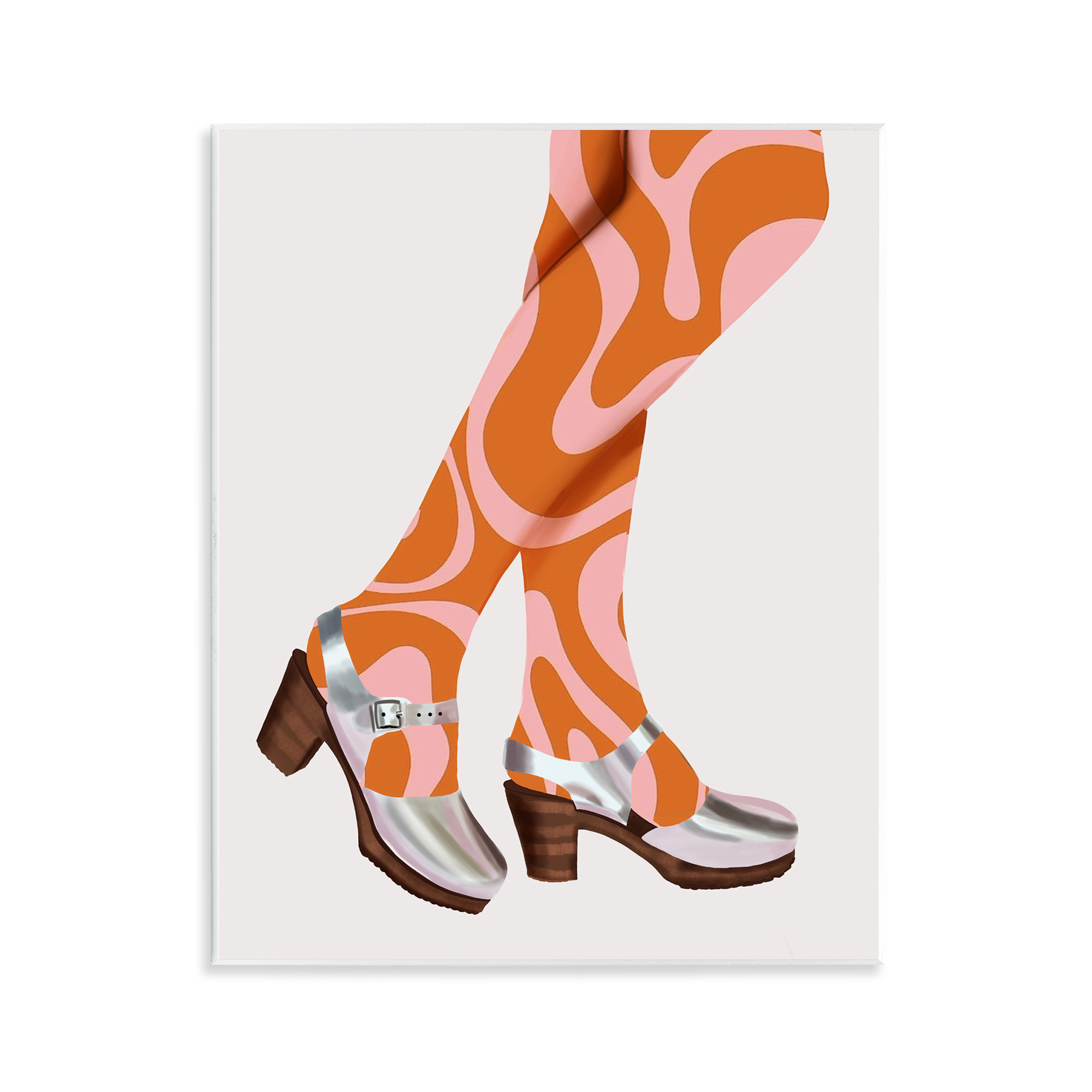 Saba Rauf Dakota Fields Groovy Fashion Legs Wall Plaque Art by Saba Rauf | Wayfair