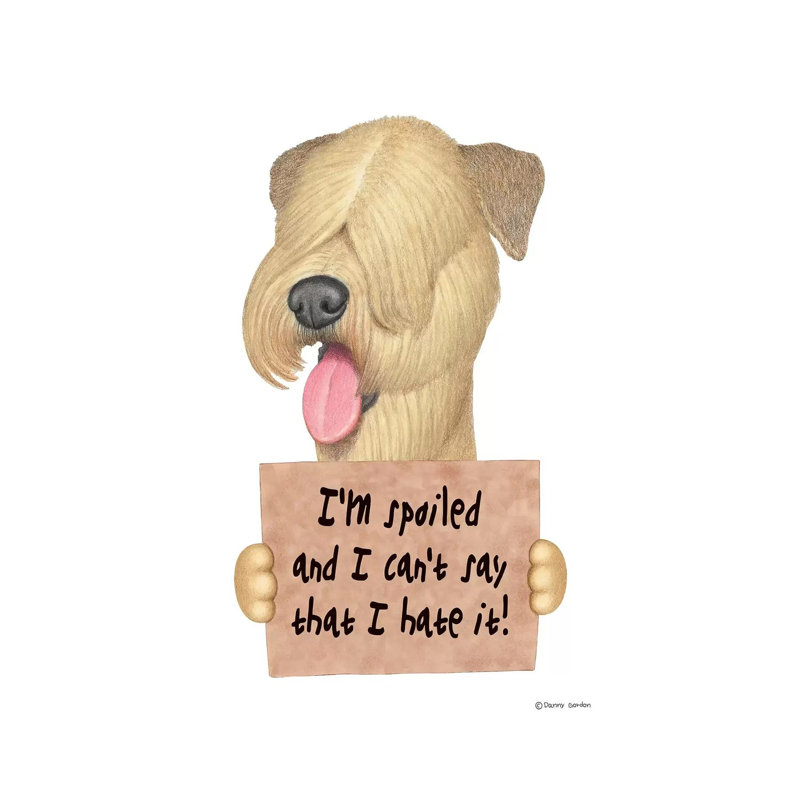 Wheaten Terrier, H 18 po x l 12 po x 1,5 po