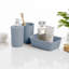 Ensemble d'accessoires de salle de bain nervuré-1603232253