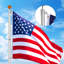 20Ft Sectional Aluminum Alloy Flag Pole Kit