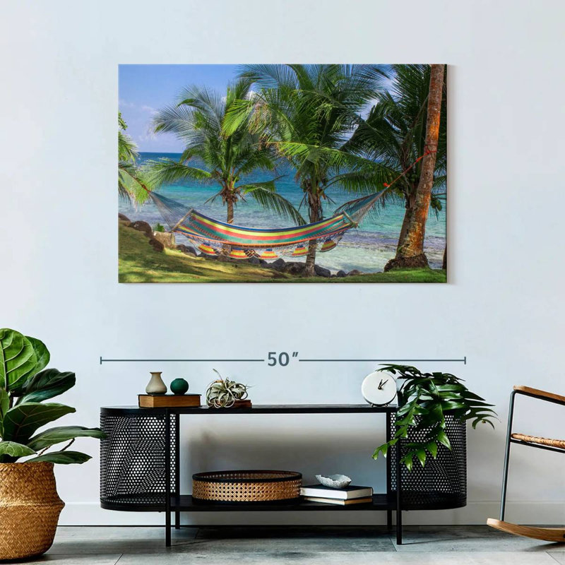 Gillard, plage tropicale du Nicaragua, H 30 po x l 45 po
