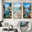«Beach Photo Tranquil Tidepools», 3 pièces-70531793-70531807