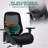 Big And Tall Office Chair With Wide Thick Seat Cushion For Heavy People Ergonomic Computer Mesh Desk Chairs With 4d Armrests, Adjustable Lumbar Support For Adults 8 Hours Daily Work