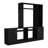 Storage Entertainment Center,Six External Shelves,Double Door Cabinet for TV´s up 37"