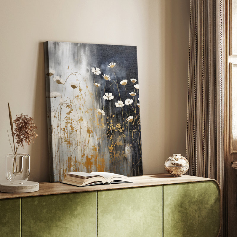 FLORAL Series CDXIV - Gallery Cavas, H 27 po x l 18 po