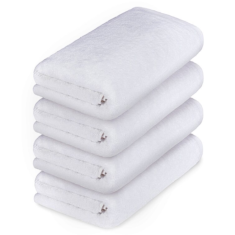 Latitude Run® Hundo 4 Piece 100% Cotton Bath Towel Set & Reviews