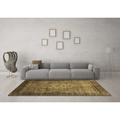 Tapis brun Abstract 2340